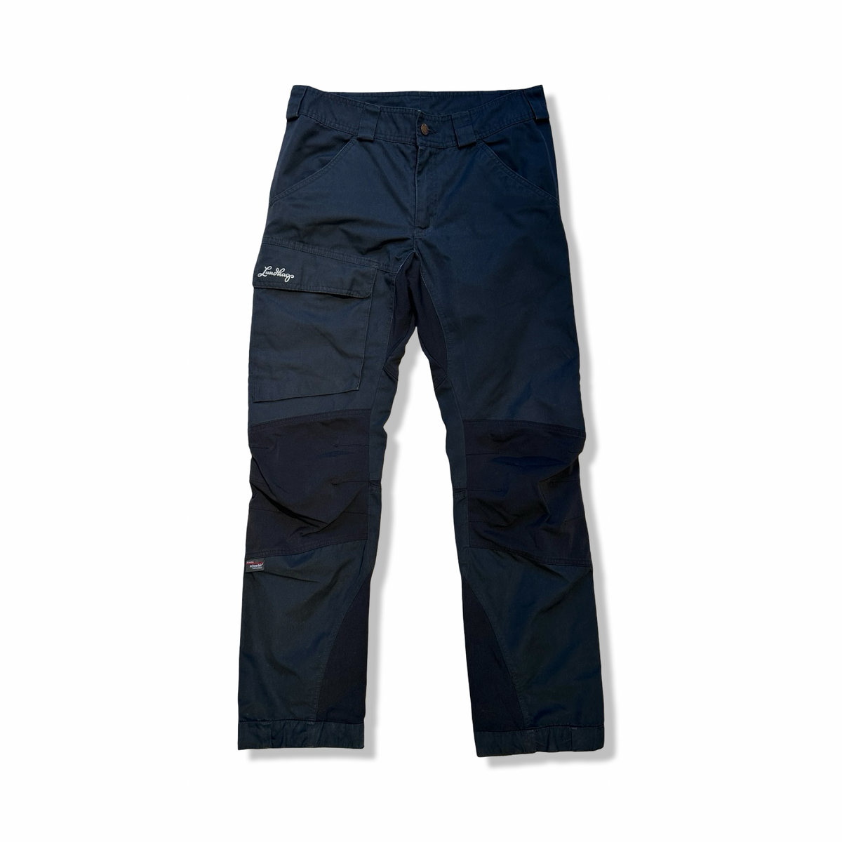 Black women's functional pants from Lundhags Traverse Pant, front view against a white background.