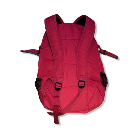 Back view of a pink Helly Hansen 33L unisex backpack with padded shoulder straps, photographed against a white background.