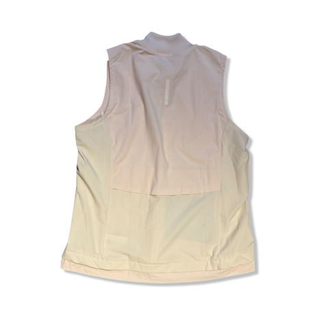 Light pink Adidas women's Ult RGY Vest, back view against a white background.