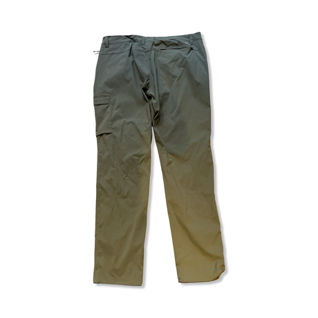Gray Columbia functional trousers with pockets, size 52, rear view on a white background.