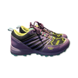 Purple and black Icebug women's running shoes in size 39, photographed from the side against a white background.