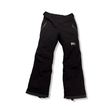 Black Helly Hansen children's ski pants, front view against a white background.