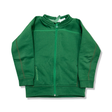 Green Houdini zippered fleece jacket, front view against a white background.