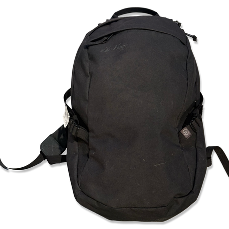 Black 20L Lundhags Skomakarna AB backpack, front view against a white background.