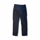 Black Haglöfs women's outdoor pants, back view against a white background.