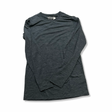 Green Ortovox men's long-sleeve base layer, front view against a white background.