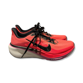 Orange Nike Air Zoom Pegasus 42 unisex running shoes, side view against a white background.
