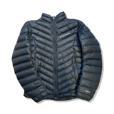 Black women's Peak Performance Frost Down jacket, front view against a white background.
