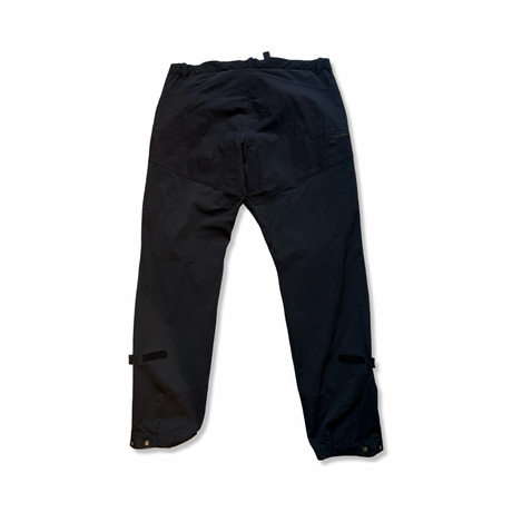 Black Tierra men's hiking pants, back view against a white background.