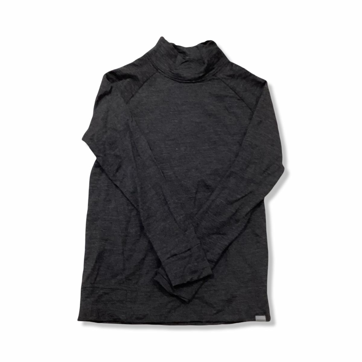 Grey Houdini women's base layer top Campus Crew, front view against a white background.