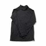 Grey Houdini women's base layer top Campus Crew, front view against a white background.
