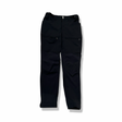 Black Haglöfs women's hiking trousers, front view against a light background.