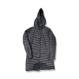 Black Peak Performance women's hooded down jacket, front view against a white background.
