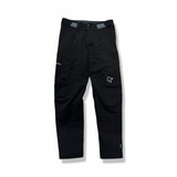 Black Norröna women's hiking pants, front view against a white background.