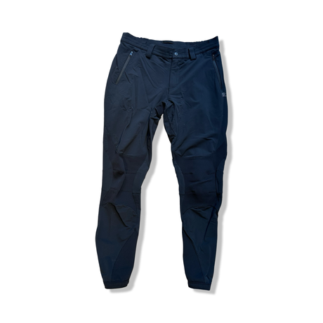 Black women's hiking pants Bergans Geita Lady Pants, front view against a white background.