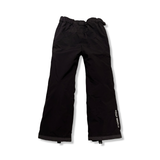 Back view of black Helly Hansen kids' ski pants in size 176 against a white background.