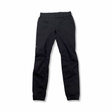 Black Ortovox women's pants with an elastic waistband, front view against a white background.