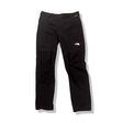 Black The North Face men's softshell trousers with zippered pockets, front view against a white background.