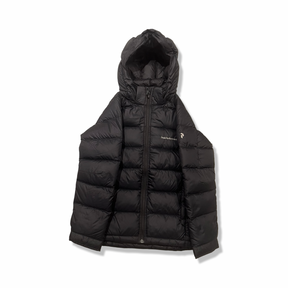 Black Peak Performance women's JR Frost down jacket, front view against a white background.