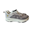 Grey Joe Nimble Addict Pro R men's running shoes with thick white sole, photographed from the side against a white background.