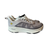 Grey Joe Nimble Addict Pro R men's running shoes with thick white sole, photographed from the side against a white background.