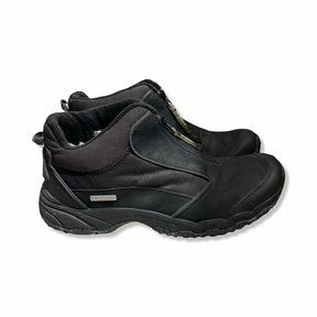 Black Icebug men's boots, side view against a white background.
