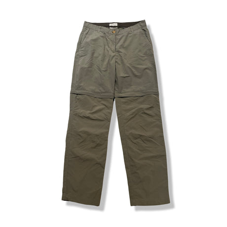Green Craghoppers women's functional trousers, front view against a white background.