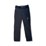 Black Haglöfs women's functional pants, front view against a white background.