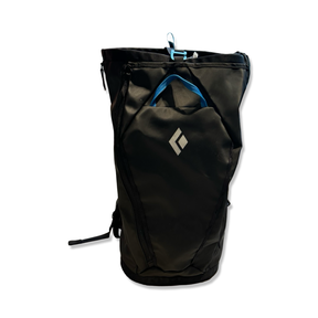 Black Black Diamond Creek 35L unisex backpack, front view against a white background.