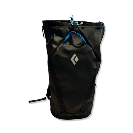 Black Black Diamond Creek 35L unisex backpack, front view against a white background.