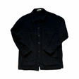 Unisex Aclima Reborn Lumber J functional jacket in black with buttons, front view against a white background.