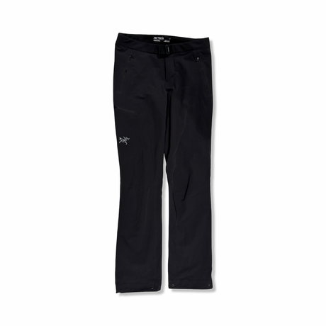 Svara Arc'teryx Gamma LT vandringsbyxor för dam med integrerat skärp och fickor med dragkedja.