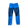 Men's Norröna Bitihorn hiking pants in a two-tone blue design, front view against a white background.