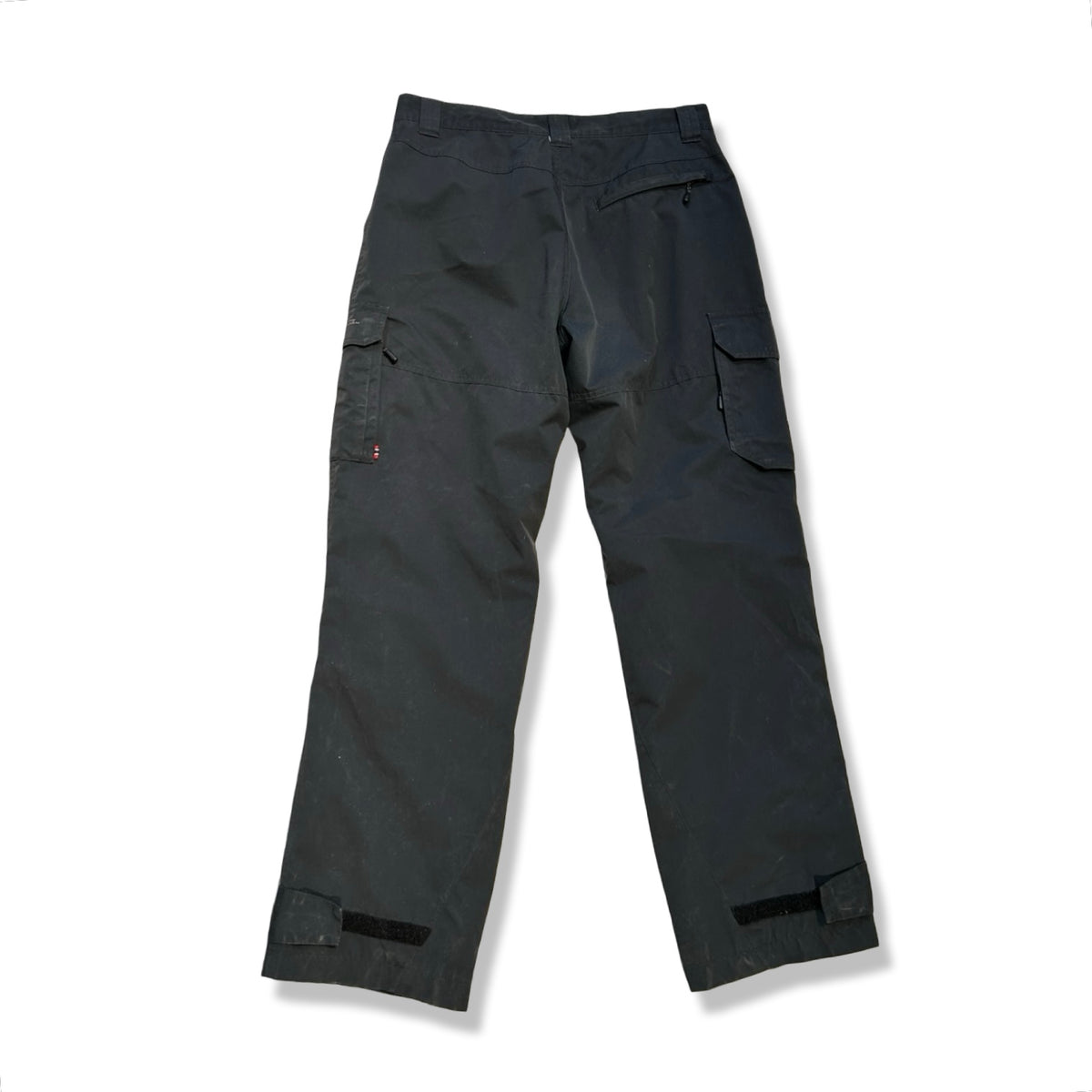 Black Bergans Breheimen II women's hiking pants, back view against a white background.