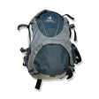 Grey and dark blue Deuter Futura 22L AC unisex backpack, front view against a white background.