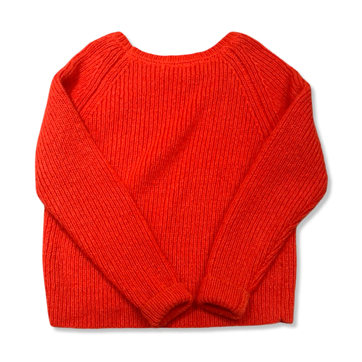 Back view of a pink Peak Performance women's sweatshirt against a white background.