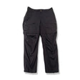 Dark blue Fjällräven Abisko Hybrid Trail Trousers Zip-off women's outdoor pants, front view against a white background.