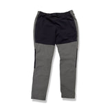 Back view of a pair of blue Haglöfs women's hiking pants in size 46, photographed against a white background.