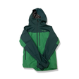 Green Marmot hooded softshell jacket in size S, front view against a white background.