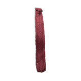 Burgundy Douchebag unisex ski bag, front view against a white background.