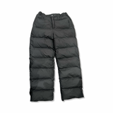 Black Rains women's Alta puffer pants, front view against a white background.
