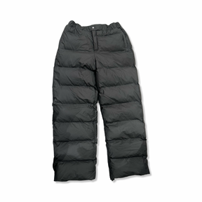 Black Rains women's Alta puffer pants, front view against a white background.