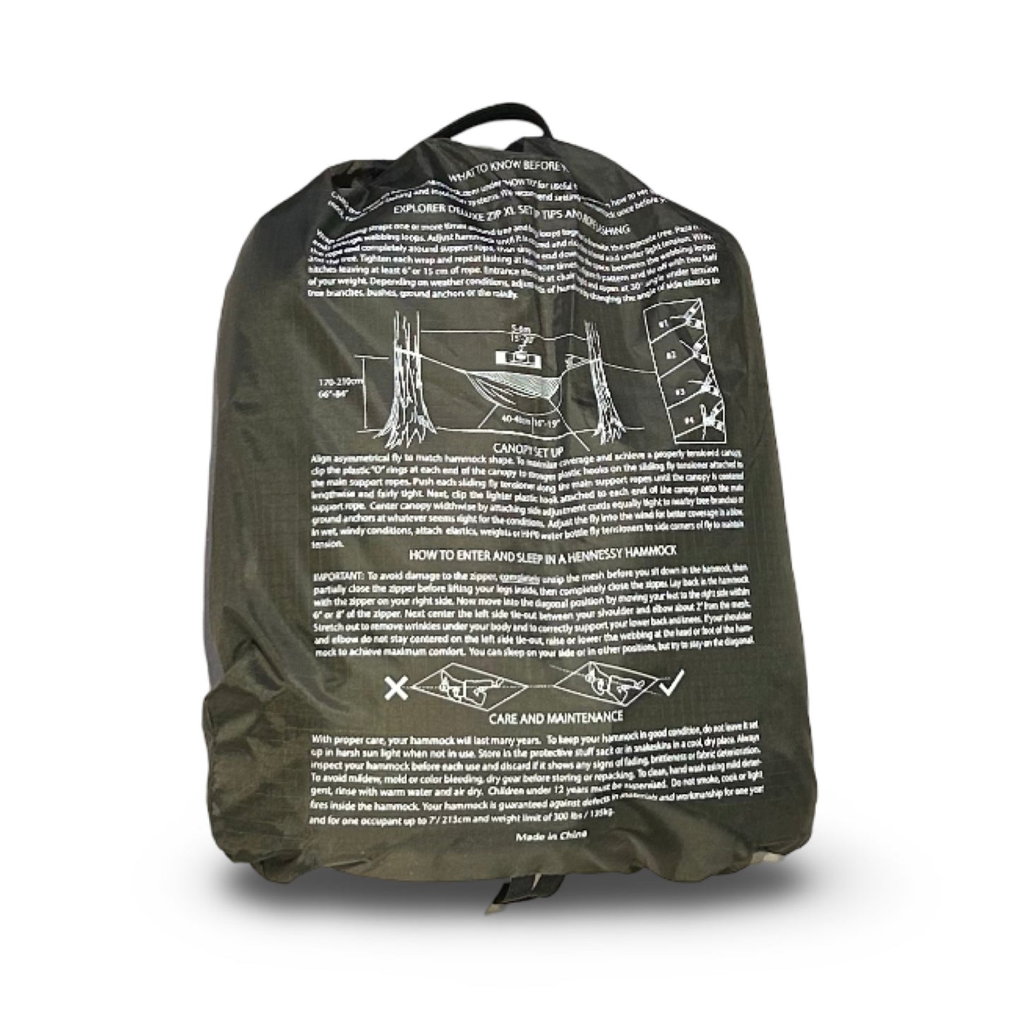 Hängmatta Hennessy Hammock Deluxe Explorer Asymmetric Zip Unisex XL