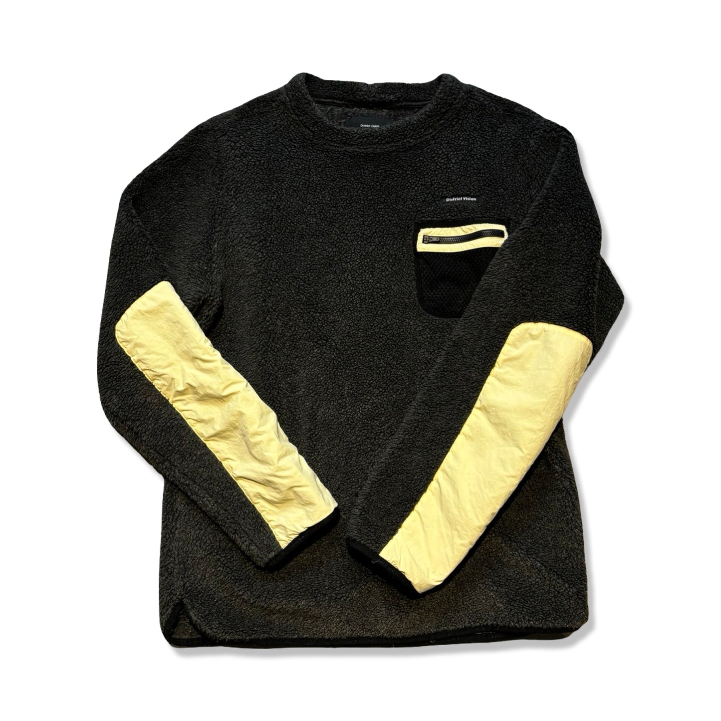 Fleecetröja District Vision Sola Crew Herr L