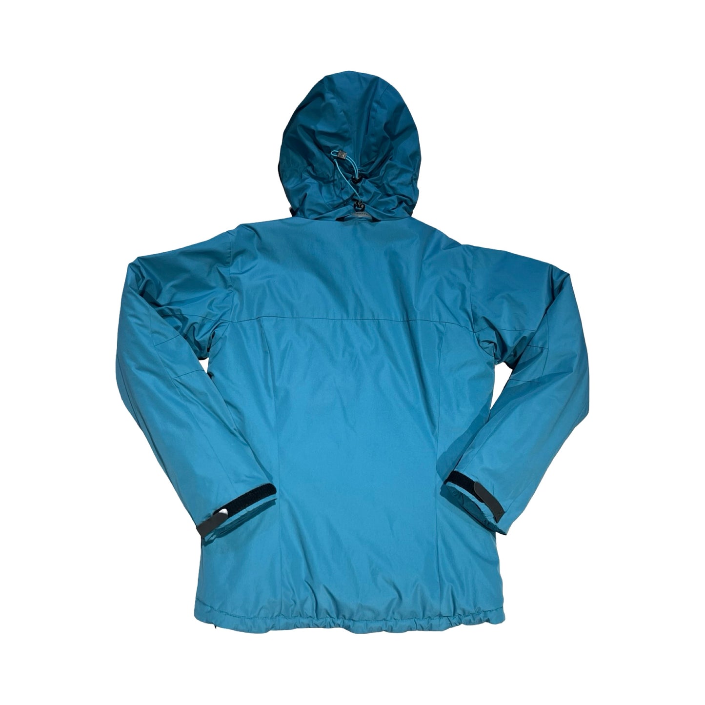 Baksidan av Haglöfs Windstopper syntetjacka för dam i blått.