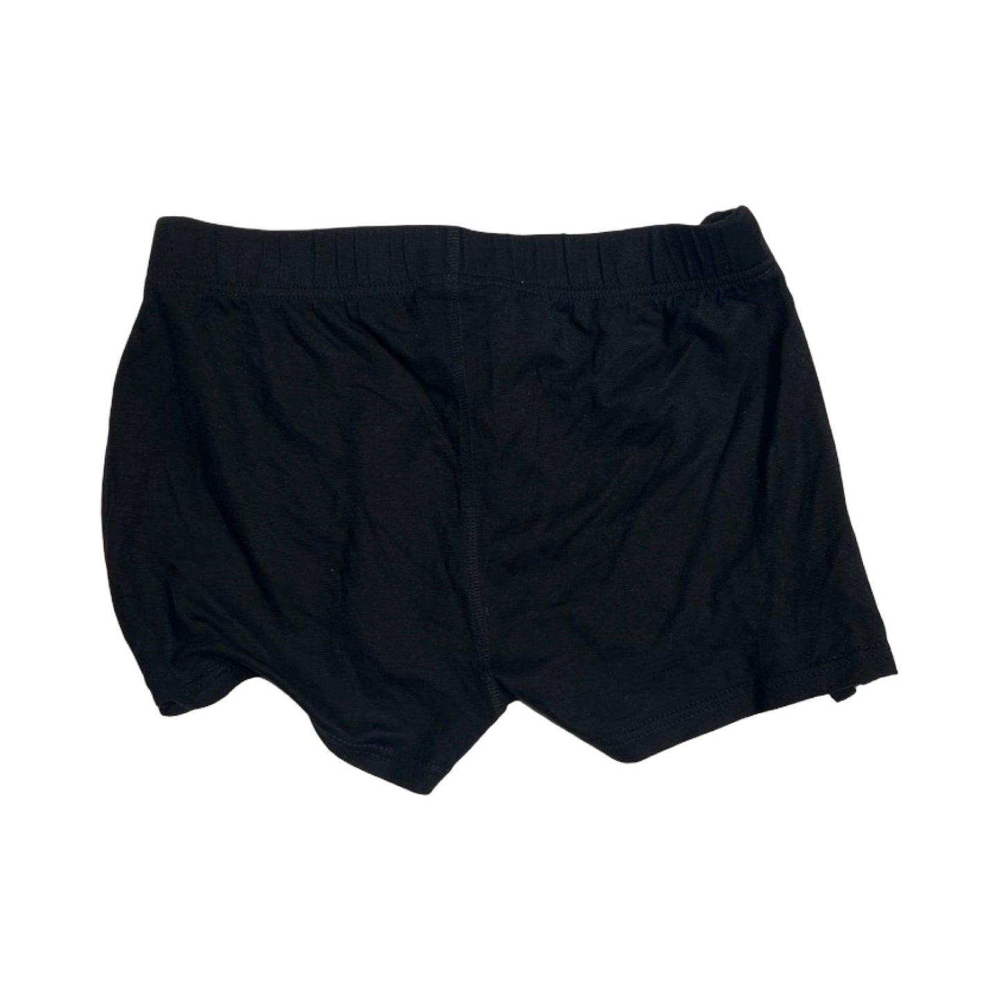 Baksidan av Northern Playgrounds svarta underställsshorts i merinoull för dam.