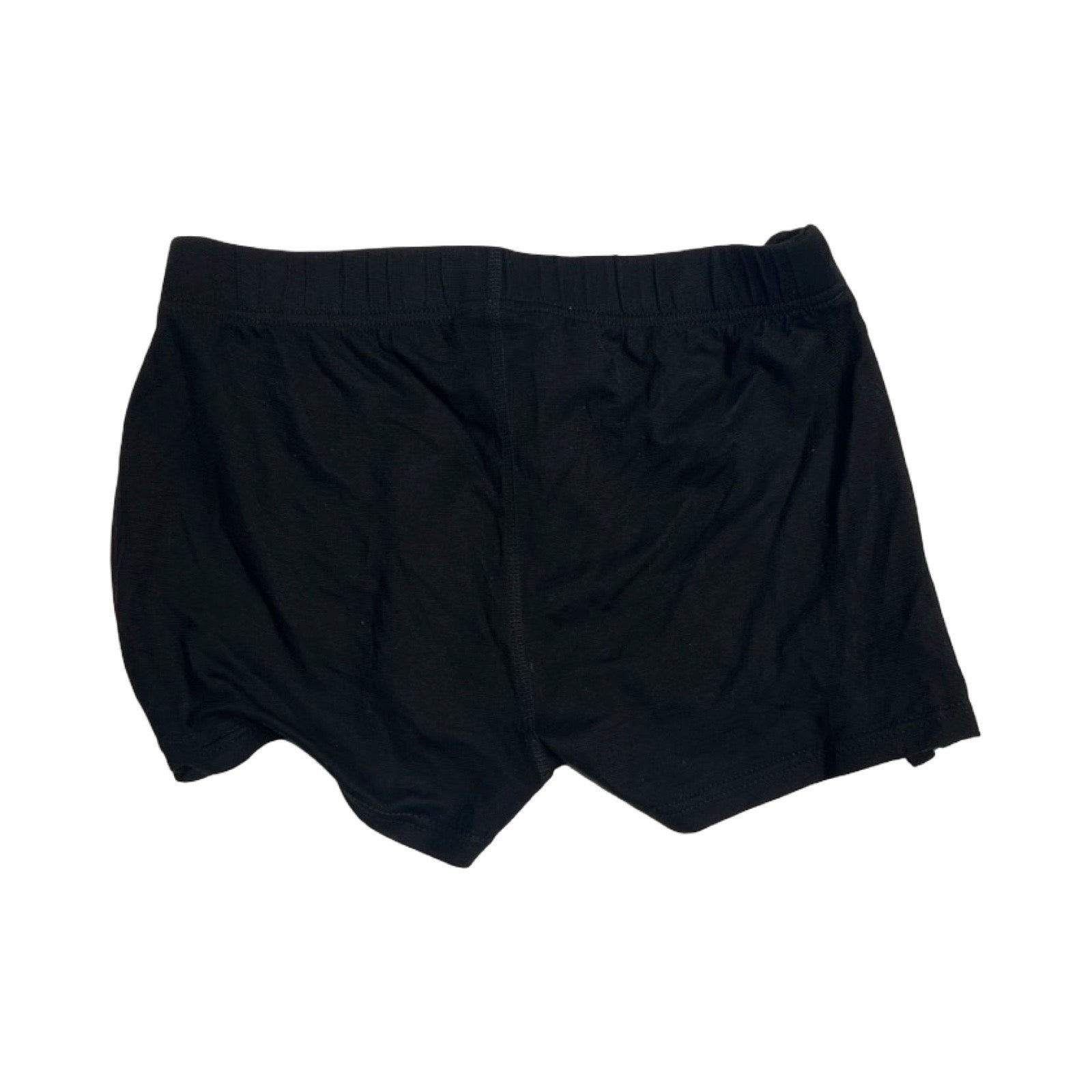 Baksidan av Northern Playgrounds svarta underställsshorts i merinoull för dam.