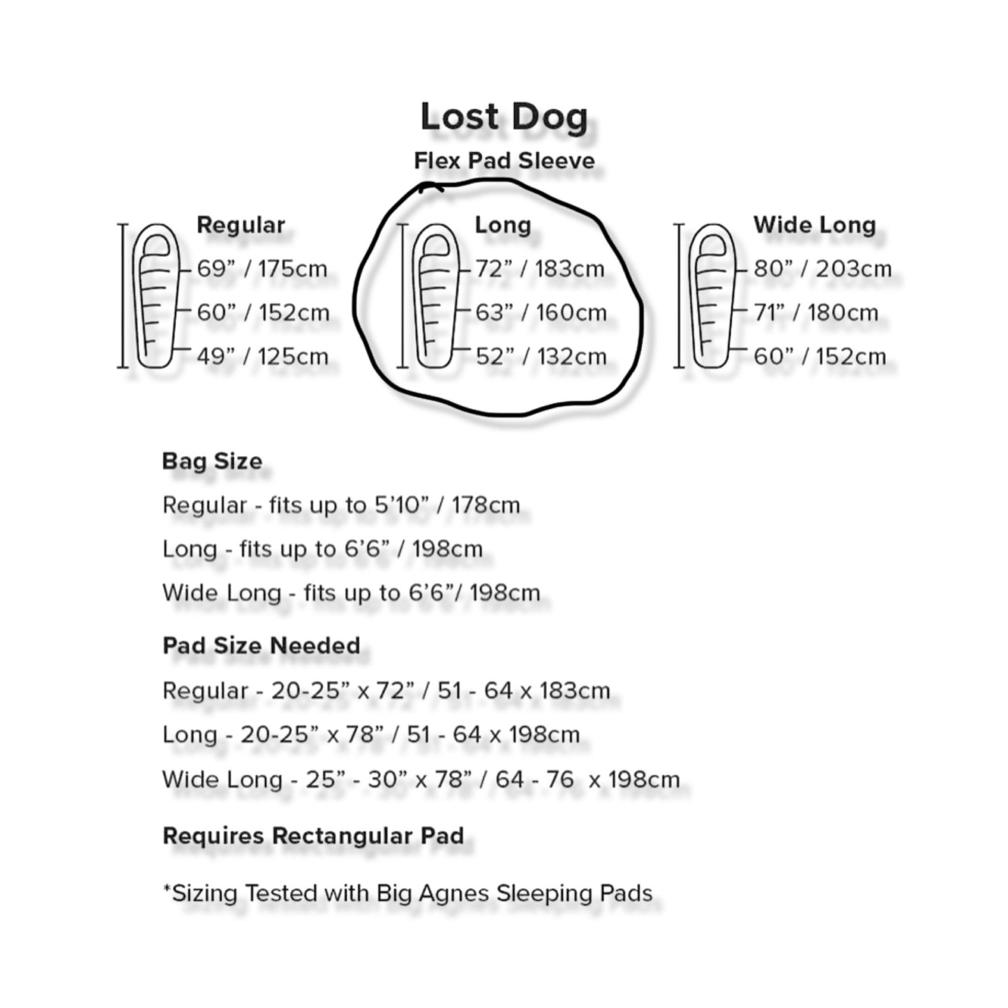 Sovsäck Big Agnes Lost Dog 15 F Unisex Long