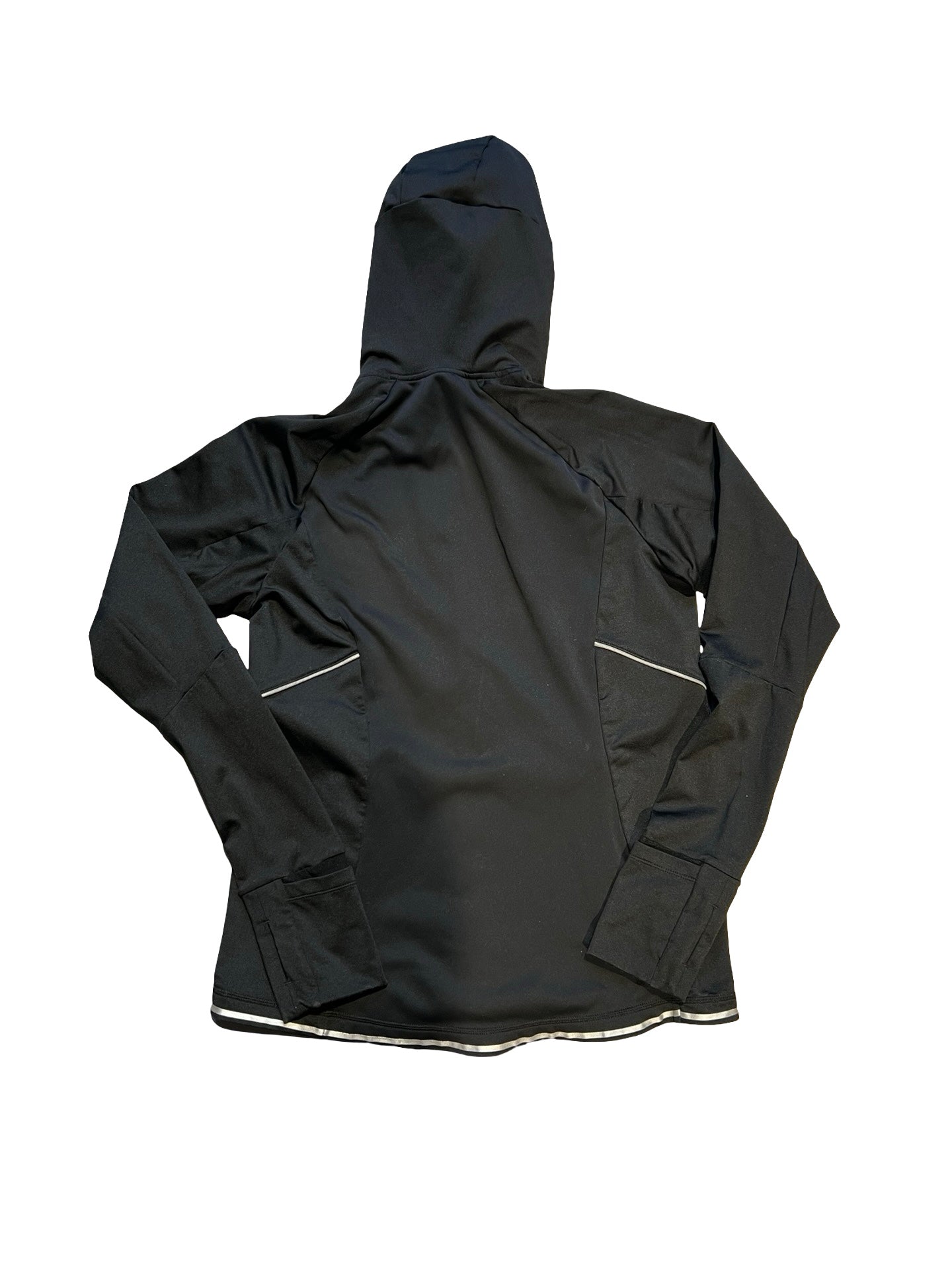 Baksidan av Röhnisch hoodie för dam i svart.