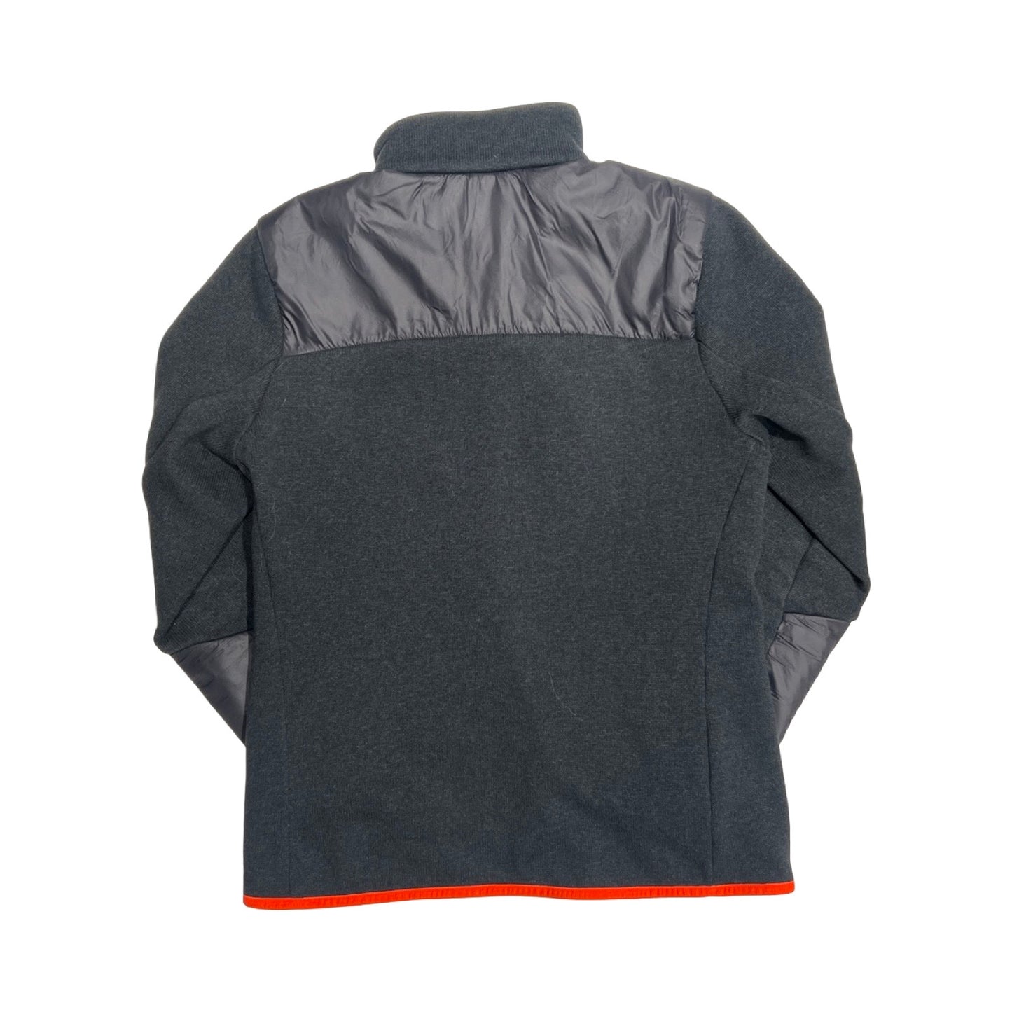 Baksidan av Peak Performance Tebulos fleecetröja för dam i grått.